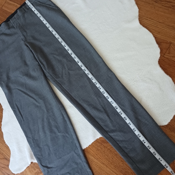 Van Heusen • Boy's Husky Classic Gray Trouser Dress Suit Pants - Picture 12 of 16